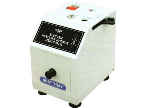 Commercial Needle Destroyer, Portable & Manual - Heavy Duty