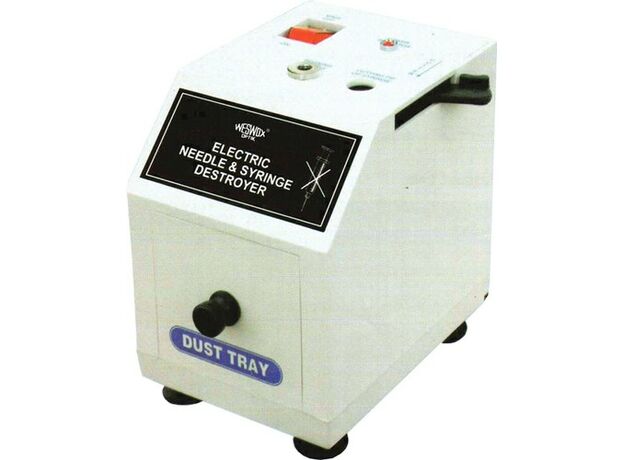 Commercial Needle Destroyer, Portable & Manual - Heavy Duty