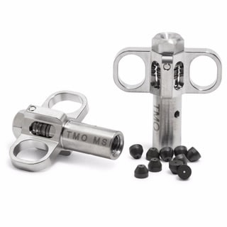 8002-0010- Agilent Self Tightening column nuts for Thermo Trace and Focus GC systems. Includes nut for SPL inlet and nut for MS transfer line, with 10/pk 0.4 mm id graphite/polyimide ferrules, for 250 µm columns