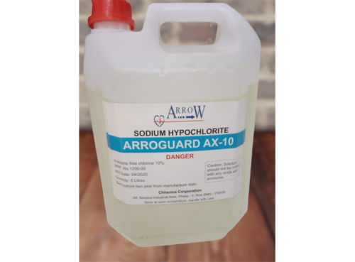 Дезинфицирующее средство для поверхности гипохлорита натрия, Arroguard AX10 (5 литров)