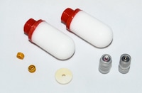 R007101665 — Комплект запасных частей, максимальный расход 5 мл, нержавеющая сталь, жидкостная головка, используется с модулями подачи растворителя G9300A 218, бинарными насосами G9301A 218 и насосами ProStar 210.