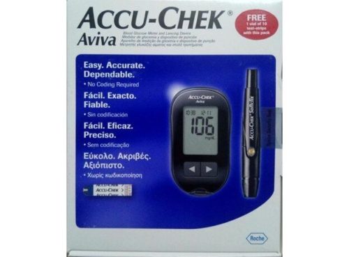 Глюкометр Accu-chek Aviva 1 комплект + 10 полосок