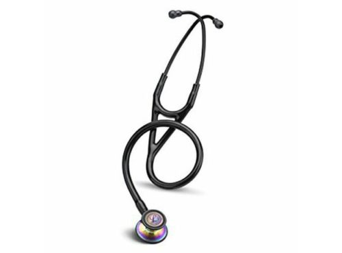 Стетоскоп 3M Littmann Cardiology III, насадка с радужной отделкой, черная трубка