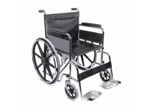 KosmoCare Dura Rexine Mag Wheel Обычная складная инвалидная коляска с ремнем безопасности