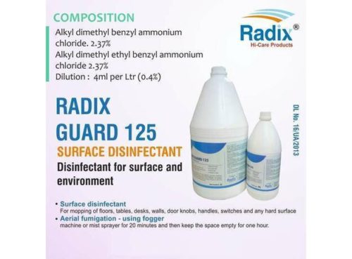 Дезинфицирующее средство для поверхностей и воздуха Radix Guard 125 (1 л) для воздушной фумигации