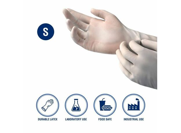 Латексные перчатки Romson для медицинского осмотра, 100 шт., упаковка из 1 шт.