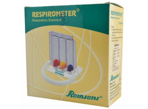 Респирометр Romsons, спирометр, тренажер для легких (10 шт. в упаковке)