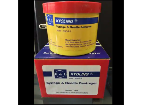 Syringe Needle Destroyer Plastic & Stainless Steel