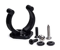 UMC-2- Clip, trap mounting, universal 1 to 1-3/8 in od