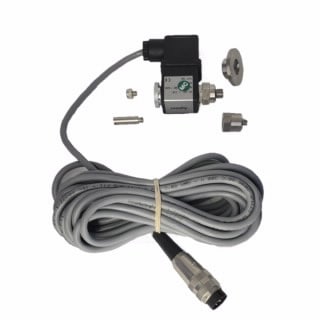 X3501-68002- Vent valve kit, normally open, 1.2 mm orifice, with 5 m cable, for 404 FS, 704 FS, 804 FS, V551, V701, V1001 V1KG, V2300 turbo pumps with rack controllers