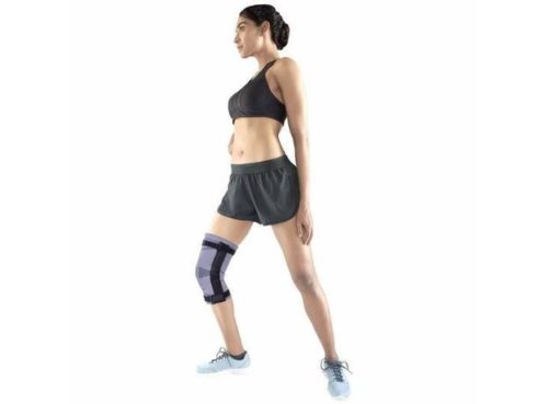 Эластичная наколенница Vissco с петлями — большая