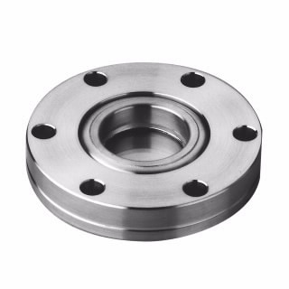 FVG0600 — смотровое окно, 6,00 дюйма, стекло, нулевая длина, толщина 0,92 дюйма, фланец ConFlat 8,00 дюйма.