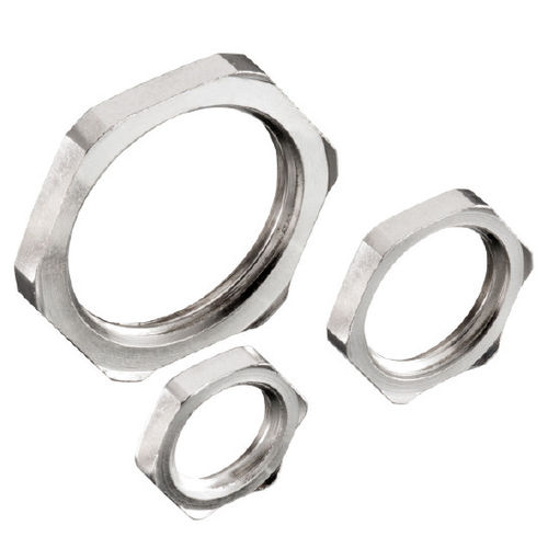 Контргайка шестигранная М Контргайки с захватами из никелированной латуни с резьбой