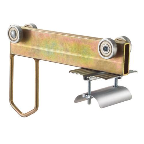 Тросовая тележка из оцинкованной стали серии ТР2П-Н, ТРП2П-Н буксировочная