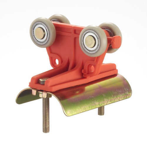 Тросовая тележка из оцинкованной стали, серия CRN1P, нейлон