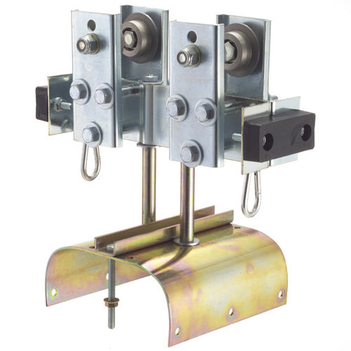 Тросовая тележка из оцинкованной стали, серия C1750-S, нержавеющая сталь, для тяжелых грузов