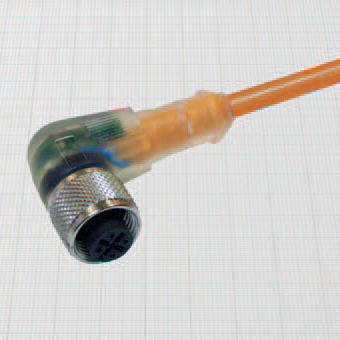 Разъем для передачи данных серии C8B/2… DINelbowгнездовой