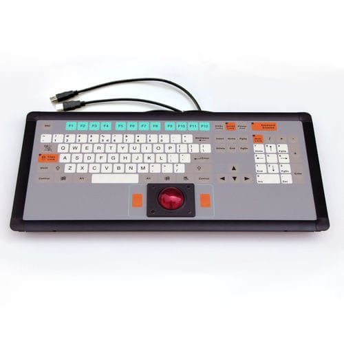 Клавиатура мембранная КТ-105-И-05панельнаяс механическими клавишамис 2-мя клавишами мыши
