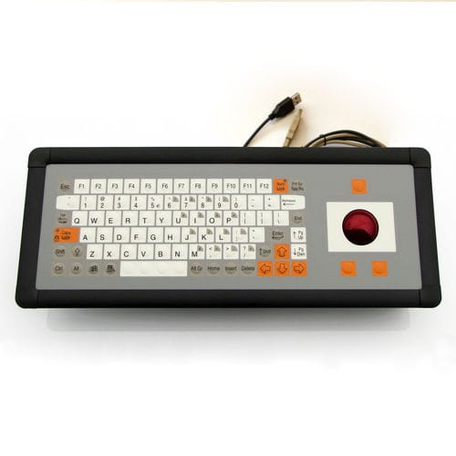 Клавиатура панельная КТ-84-И-42с механическими клавишамис 3-мя клавишами мыши84-клавишная