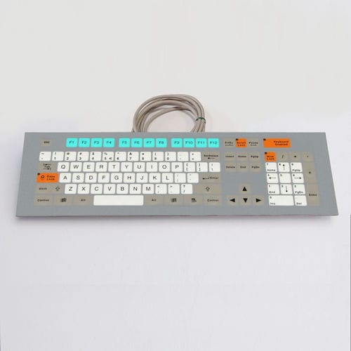 Клавиатура стоечная КТ-105-К-12с механическими клавишами105-клавишнаябез манипулятора