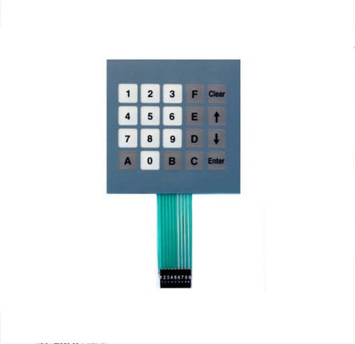 Клавиатура 20-клавишная КТ-20-АТпанельнаяполимерметаллическая