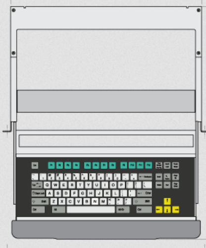 Клавиатура выдвижная стойка КТ-84-С-21с механическими клавишами84-клавишнаяпромышленная
