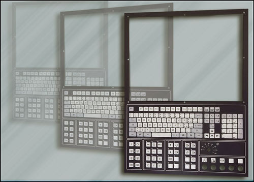 Механически обработанная передняя панель с тиснением из полистирола