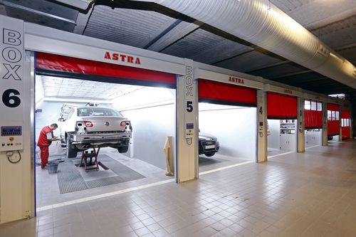 Painting preparation preparation area