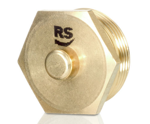 Шестигранная заглушка BS с резьбой, латунь, алюминий