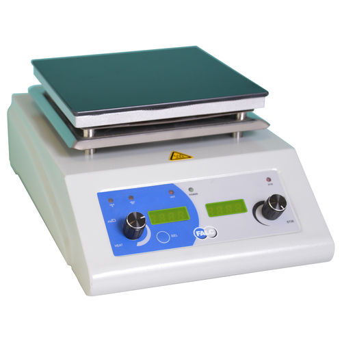 Магнитная лабораторная мешалка F91Нагревательная пластина с регулируемой скоростью, нержавеющая сталь