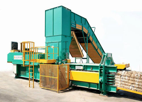 Горизонтальный пакетировочный пресс Mac 111/1 с каналом верхней загрузки для бумаги