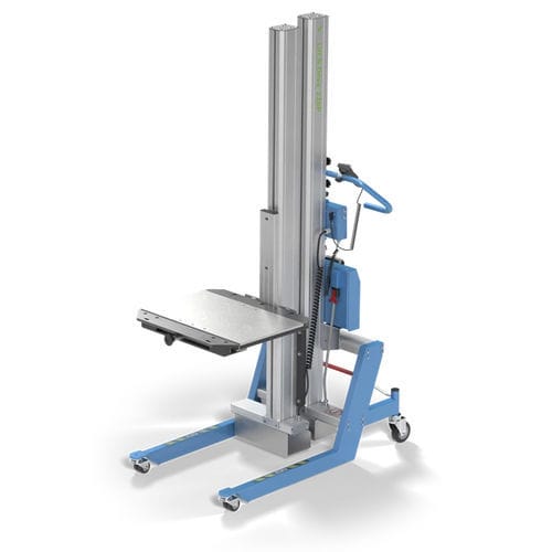 Телескопическая подъемная мачта вертикальная электрическая