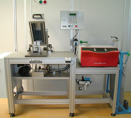 Стенд для проверки герметичности с управлением от ПЛКдля нагревательных элементоввакуумный