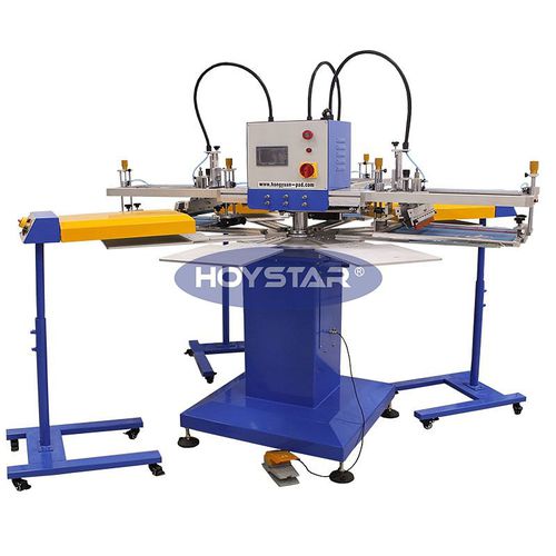 Трафаретный автоматический принтер GW-300TRS-XLтрехцветныйдля текстилядля этикеток