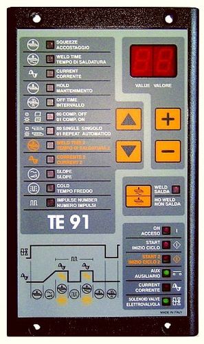 Блок управления контактной сваркой ТЕ91