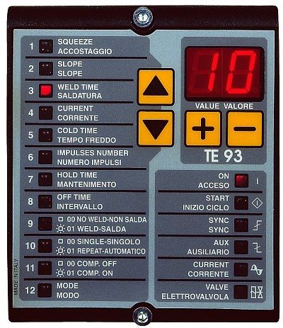Блок управления контактной сваркой ТЕ93