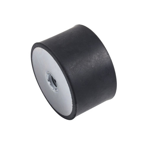 Цилиндрическая антивибрационная опора AF360, оцинкованная сталь, резина.