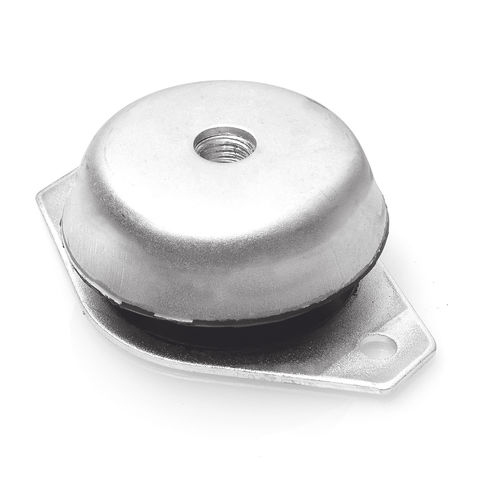 Коническая антивибрационная опора AFA60из оцинкованной стали с резиновой резьбой