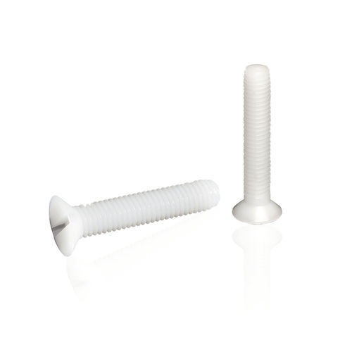 Винт с потайной головкой 25С64шлицевойполиамид