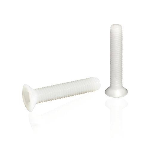 Винт с потайной головкой 26С60крестообразныйполиамид