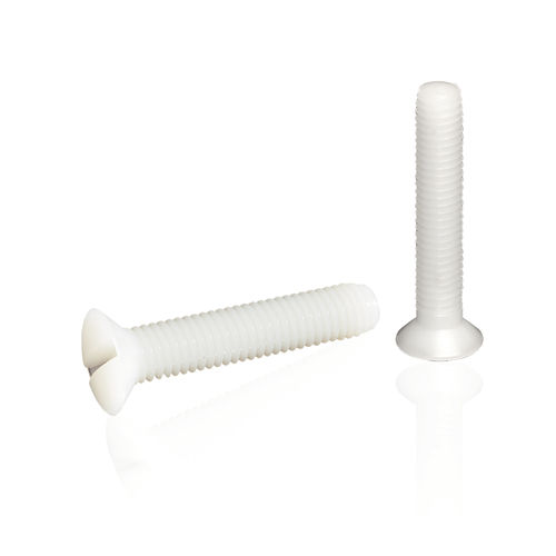 Винт с потайной головкой 26С64 шлицевыйполиамид