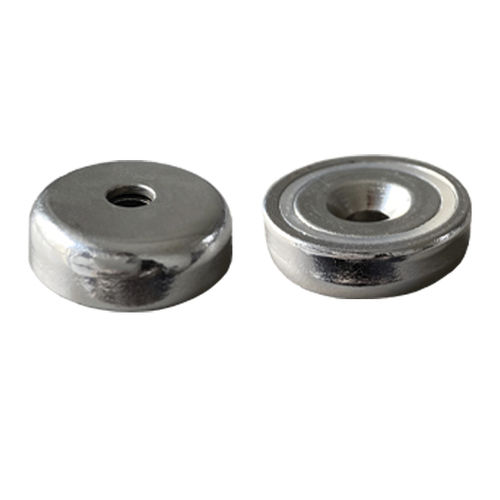 Neodymium magnet MG12Npotnickel-platedwith counterbore