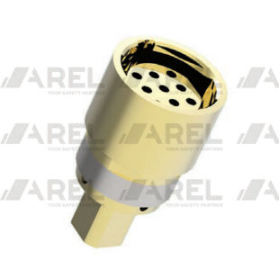 Замок эксцентриковый MC2328mPAключдля электрощиталатунь