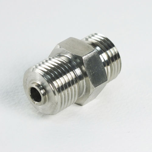 Ниппель из нержавеющей стали серии ФСН-12П, шестигранный