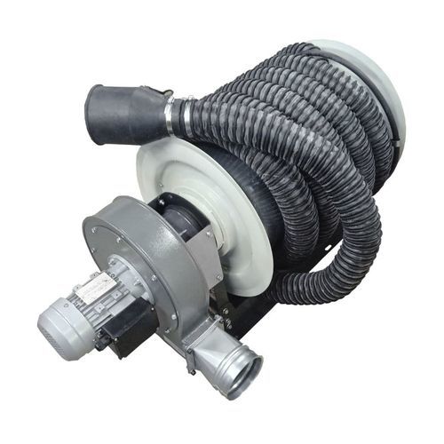 Система вытяжки выхлопных газов автомобиля ST-One XL FANдля мастерскихнастеннаяс катушкой для шланга