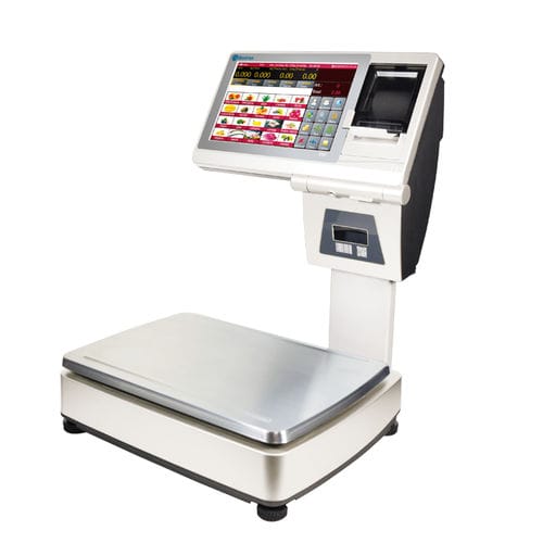 Коммерческие масштабы M80Розничная торговлядвойной дисплейс сенсорным экраном