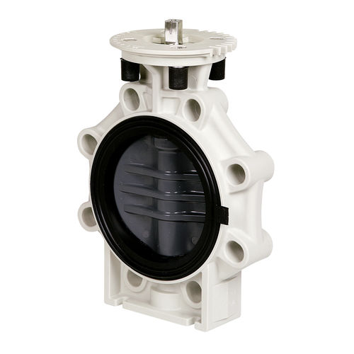 Клапан-бабочка К4пневматическоэлектрофланцевый