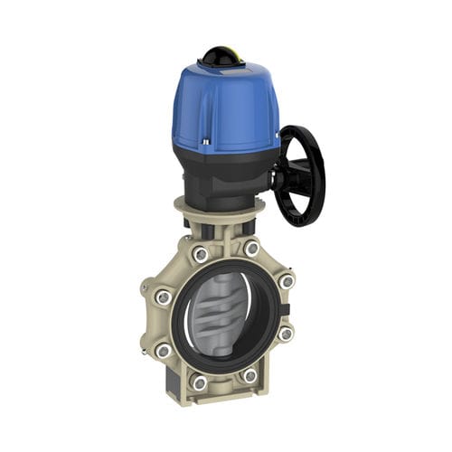 Затвор дисковый К4 с электроприводом фланцевого типа