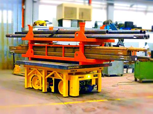 Электрический самоходный прицеп СГАИ ВСФ-Э - Матричная тележка - 15 т4-осный