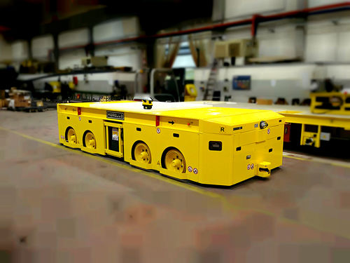 Электрический самоходный прицеп SGAI VCP34-осныйдля тяжелых грузовбортовой